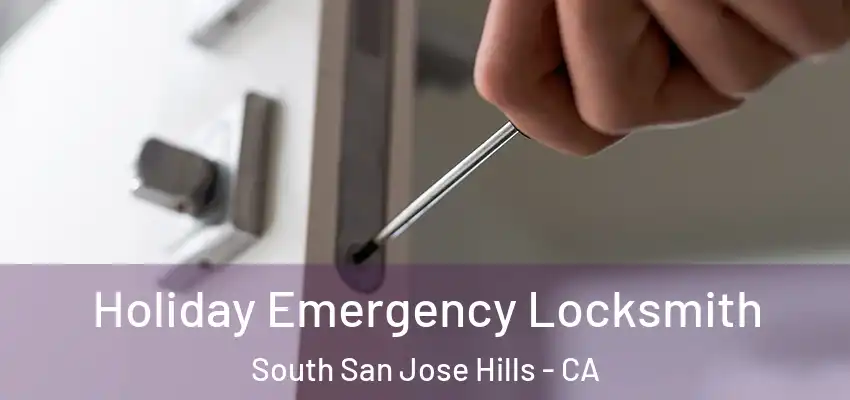  Holiday Emergency Locksmith South San Jose Hills - CA