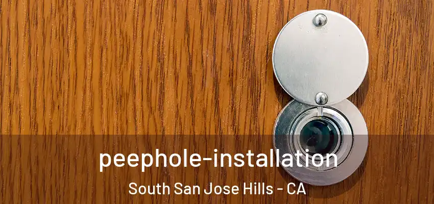  peephole-installation South San Jose Hills - CA